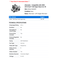 thumbnail image 2 of Alternator - Compatible with 2008 - 2010 Ford F-350 Super Duty 6.4L V8 2009, 2 of 2
