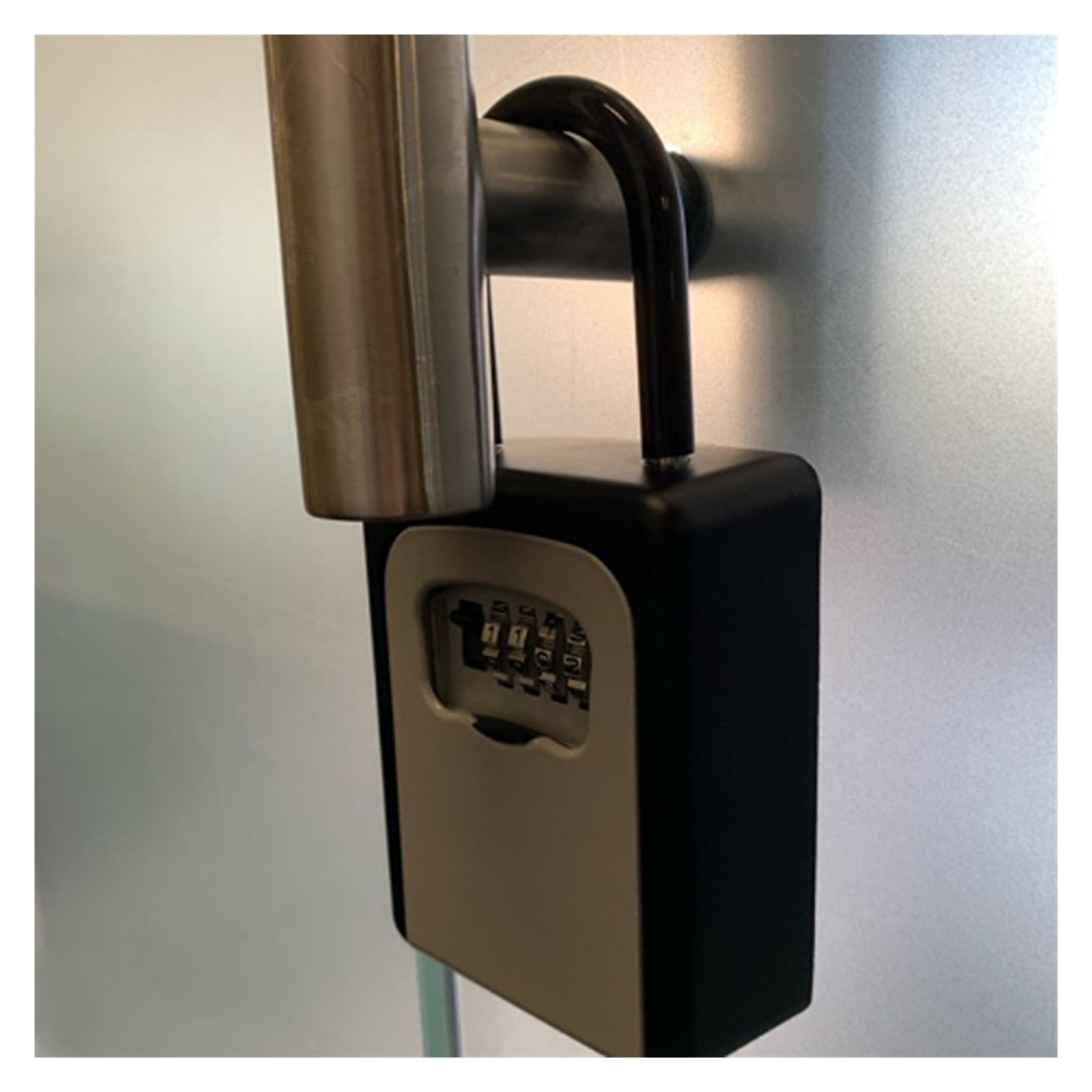 Metal Material Zinc Alloy Password Key Box, 4 Digital Password Key Safe, Outdoor ,House, Apartment, Office Key Storage