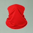 thumbnail image 4 of Solid Summer Neck Gaiter for Unisex Sun Protection Ice Silk Cooling Face Mask Neck Scarf Thin Breathable Bandana for Cycling Fishing 1 PC Red One Size, 4 of 5