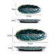 thumbnail image 5 of Ceramic Dessert Plate with Feather & Banana Leaf Design - Food Safe Storage Tray for Fruits, Snacks, Jewelry Organizer, 5 of 5