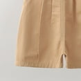 thumbnail image 3 of Overalls for Girls, Solid Color Piece Overalls for Toddler Girls, Adjustable Strap Shorts with Button Details for Summer, 3 of 3