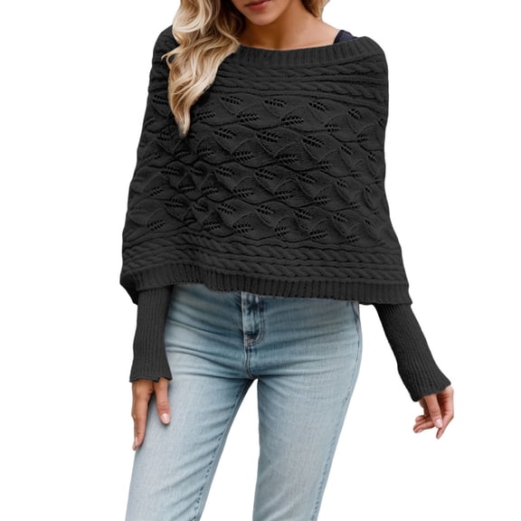 EDFBUYKRS Female Sweaters Women's Cardigan Casual Lightweight Knit Cardigan Sweaters of Female Fall Sweater One Size