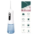 thumbnail image 4 of Irrigador Oral De Agua, Fuerte Potencia 4 Modos Irrigador Dental De Agua Compacto Con Tecla De Un Botón Para Mujeres Para Viajes A Casa Para Limpieza De Dientes OTVIAP Water Dental Irrigator, 4 of 8
