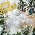 thumbnail image 4 of Hwkond Christmas Tree Decorations Clearance Hot Christmas Balls Indoor Outdoor Venue Decoration Gift Balls Christmas Tree Decoration Christmas Balls(Silver,2.76in), 4 of 5