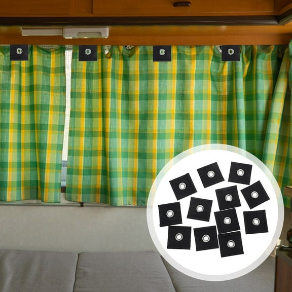 Hemoton 12pcs RV Cover Hook Tent Awning Piping Hanger Camping Light Hooks Versatile Awning Accessories for Awning Rail Installation Outdoor Use