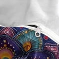 thumbnail image 5 of YJHDM Colorful Bohemian Bedding Set 3D Luxury Down Duvet Cover Pillowcase 2/3pcs for King Queen Bed, 5 of 5