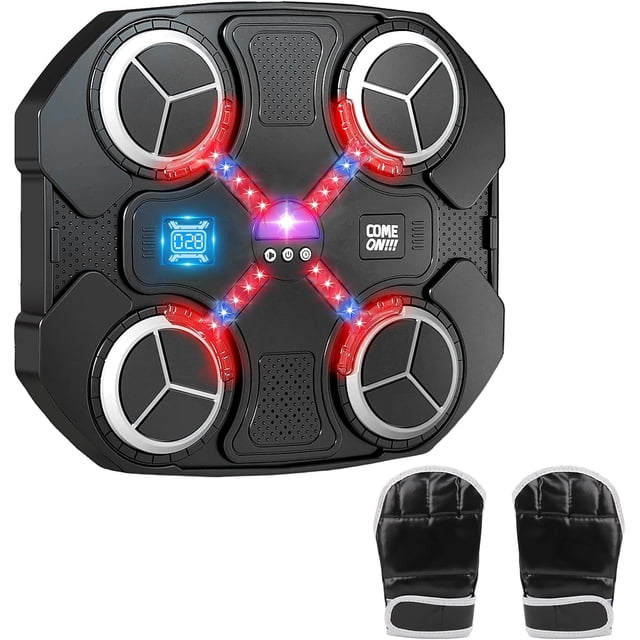 Máquina de boxeo musical Tsomtto Bluetooth para niños con guantes