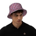 thumbnail image 6 of Kdxio Reflective Bucket Hat - Strawberries Print Bucket Hat for Men,Women, 6 of 9