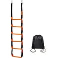 thumbnail image 2 of Reinforced Rope Ladder, 3-4-6 Step Climbing Ladder for Kayak Inflatable Boat Motor Yacht, Wooden Dock Boarding Accessory, 2 of 6
