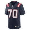 thumbnail image 2 of Men's Nike Caedan Wallace  Navy New England Patriots  Game Jersey, 2 of 6