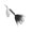 Black, variant on Blue Fox Whip Tail Deep Runner Inline Spinner 1/4oz Black Silver