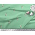 thumbnail image 2 of Soimoi Cotton Duck Fabric Dot,Leaves & Peony Floral Print Fabric by Yard 42 Inch Wide, 2 of 3