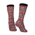 thumbnail image 5 of Uemuo Dragons2 Pattern Women's Crew Socks, Soft Durable Breathable Moisture-Wicking with Odor Control Cotton socks, 5 of 9