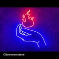 thumbnail image 3 of Glowneon Hand Fire Neon Sign, Hand Fire Led Light, Flame Neon Sign, Fire On Hand Neon Led, 3 of 4