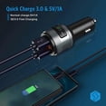 thumbnail image 5 of Bluetooth FM Transmitter for Car, Wireless Radio Transmitter Adapeter Car Kit, Dual USB Ports, QC3.0 Quick Charging, Hands Free Calling, Support USB F, 5 of 5