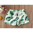 thumbnail image 2 of Styles I Love Baby Toddler Tropical Palm Leaves Swim Shorts, 2 of 6