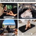 thumbnail image 2 of SUV Car Air Mattress – Inflatable Back Seat Bed with Electric Pump, Portable Camping Travel Sleeping Pad, Blow Up (Black), 2 of 5