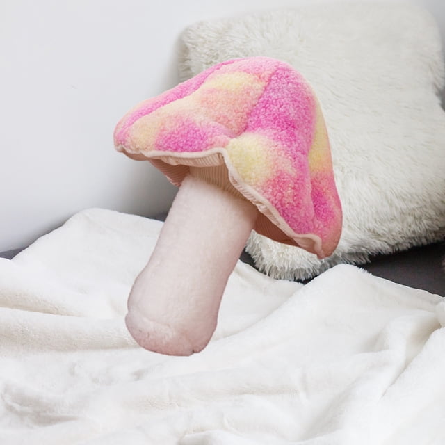Almohada infantil colorida y adorable con forma de muñeca de piel de cordero de 32 cm (12,59 pulgadas), ideal para la habitación de los niños.