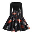 thumbnail image 2 of Disfraz de Halloween para mujer, accesorios de cosplay, vestido de calabaza elegante para niña, vestidos de princesa de manga larga, vestido de fiesta para festival, bata vintage, 2 of 2