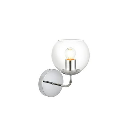 

Living District LD7321W6CH 110 V E26 One Light Vanity Wall Lamp Chrome
