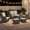 Brown/Beige, variant on POCASSY 52" Width Outdoor Loveseat, Rocking Glider All Weather Wicker Patio Loveseat with Deep Seat for Porch Balcony and Backyard, Blue