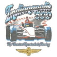 thumbnail image 2 of Mens Indy 500 The Greatest Spectacle in Racing Chrome Logo T Shirt, 2 of 5