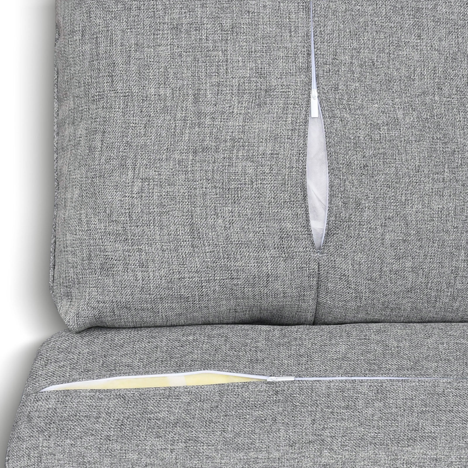 JP Outdoor Replacement Cushion for Indoor or Outdoor Recliner Chair,5.5” Thick, Anti-fade & Waterproof,Grey