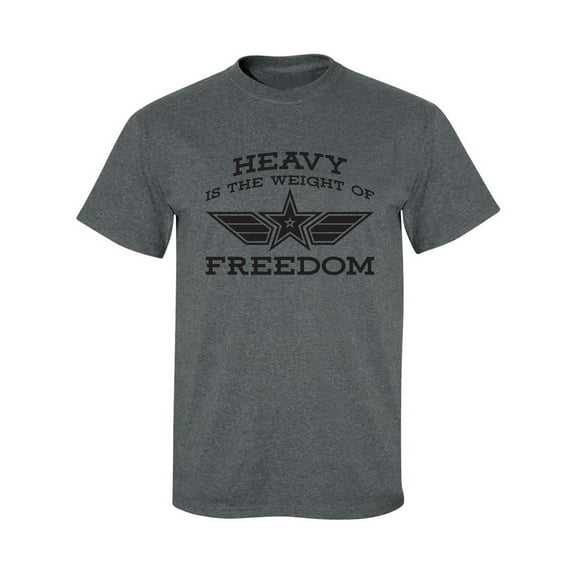 Heavy Is The Weight Of Freedom Adult Short Sleeve T-shirt