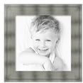 thumbnail image 2 of ArtToFrames 20" x 20" Platinum Ridge Brushed Slvr Picture Frame, 20x20 inch Silver Wood Poster Frame (WOM-5249),  Pack, 2 of 6