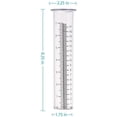 thumbnail image 2 of SUTENGDA 7” Plastic Rain Gauge Replacement Tube  2 Pack Transparent Cold Resistance Rain Crack Measuring Tool  Rain Measurement Gauge for Outdoor Garden Yard Home, 2 of 8