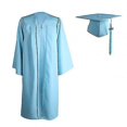 thumbnail image 1 of 2022 Adult Zip Closure University Academic Graduation Gown Robe Mortarboard Cap, 1 of 5