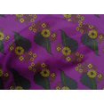thumbnail image 4 of oneOone Cotton Cambric Fabric Leaves Block Printed Craft Fabric BTY 56 Inch Wide, 4 of 4