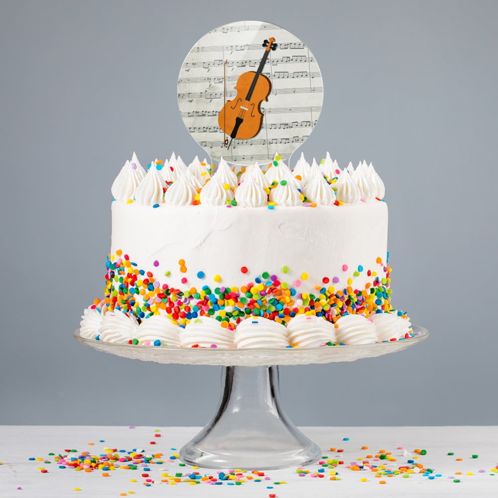 BUY BAKING AND CAKE DECORATIONS ONLINE. TREBLE CLEF AND VIOLIN MUSIC P