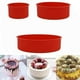 thumbnail image 1 of Xihbxyly Juego de Moldes Antiadherentes para Pasteles, Redondos, Flexibles y Fáciles de Desmoldar, Ideales para Tartas de Capas y Tartas de Queso, Aptos para Horno y Lavavajillas, 3 Tamaños, 1 Pieza., 1 of 3