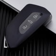 thumbnail image 4 of SPRING 3 Buttons Car Key Case Fob Cover For Golf 8 For Mk8 2020 2021 GTI Black, 4 of 8