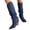 Blue, variant on Slouchy Denim Knee High Cowboy Boots for Women 2025 Winter Fall Casual Chunky Heel Wide Calf Fold over Cowgirl Boots Slouch Long Tall Foldover Boots Blue