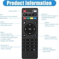 thumbnail image 4 of IPTV remote control, universal remote control, mini X96 remote control for Android TV boxes MXQ Pro 4K, X96, T95M and T95N, 4 of 5