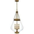 thumbnail image 2 of QP6803WS Quoizel Lighting Wallace - 4 Light Pendant-30.25 Inch Tall and 16 Inch Wide-Weathered Brass Finish, 2 of 4