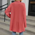 thumbnail image 6 of Cardigan Sweaters for Women 2025 Long Sleeve Lapel Button Loose Knitted Sweater Coat Jacket Womens Cardigan Sweaters, 6 of 7