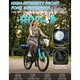 thumbnail image 6 of AZHAR 750W 20MPH 48V10.4Electric Bike for Adults,up 35 Miles Removable Battery Ebike, 26" Electric E Bike with 7-Speed,Adult Electric Bicycles for Commute Beach Snow Womens/Man All Terrain Class 2 UL, 6 of 10