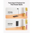 thumbnail image 3 of Cargador portátil Coowisty de 10000 mAh con enchufe de pared y cables, 3 of 8