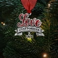 thumbnail image 2 of Love Lives Forever Ornament with Date Charm, 2 of 4