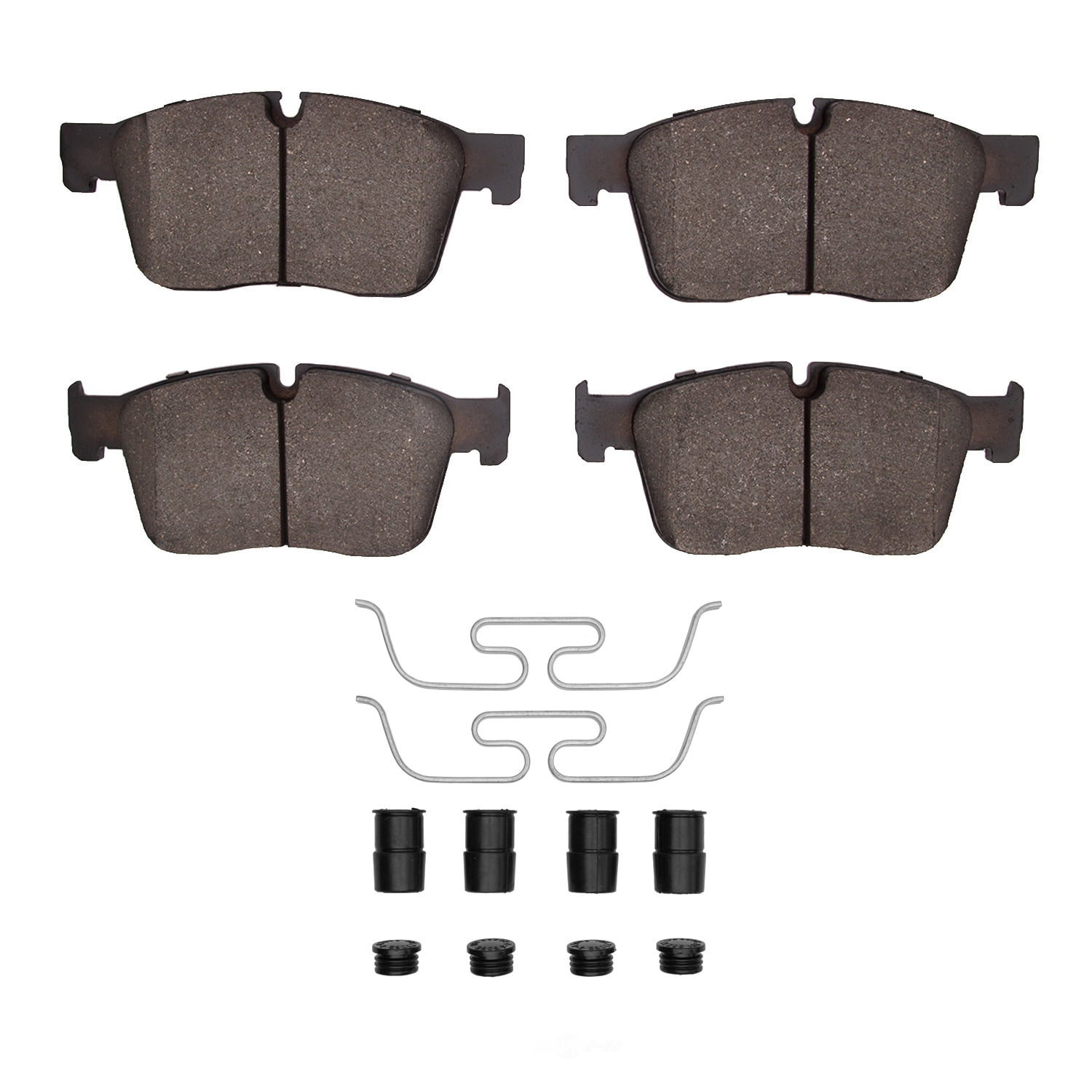 Dynamic Friction Company 1551-1861-01 DFC 5000 Advanced Brake Pads - Ceramic and Hardware Kit - OE