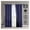 dark blue, variant on Blackout Curtains 52x84 Inch - Thermal Insulated Polyester Grommet Window Panels (Set of 2) - Room Darkening Drapes for Bedroom, Living Room - Black