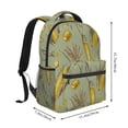 thumbnail image 2 of Honeii Cartoon Corn and Wheat Print Backpack for Both Men and Women, Basic Bookbag for College, Work, or Travel,Rucksack Computer Bag-One Size, 2 of 5