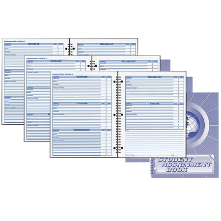 WARD Student Assignment Book, Pack of 3