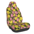 thumbnail image 1 of Wukai Tulips Flowers Full Set Car Seat Covers with Soft Padding Universal Auto Front Seats Protector and Cushion Mat, 1 of 5