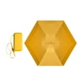 thumbnail image 1 of Mini paraguas plegable, pequeño paraguas de bolsillo, mochila, bolso, paraguas para exteriores. Amarillo, 1 of 9