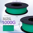 thumbnail image 5 of Epelay PLA Plus 3D Printer Filament, 1.75mm, 1kg Spool, Green, Compatible with Most FDM Printers, 5 of 8