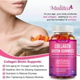 thumbnail image 5 of Collagen Gummies - Collagen Gummy Antioxidant with Biotin, Zinc, Vitamins C & E - For Hair, Skin and Nails , 2000mg 60ct, 5 of 7